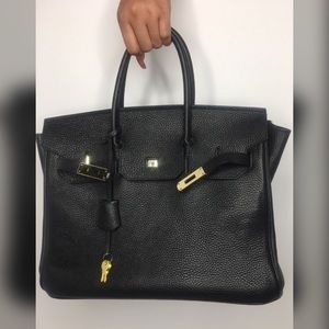 BLACK BIRKIN PURSE